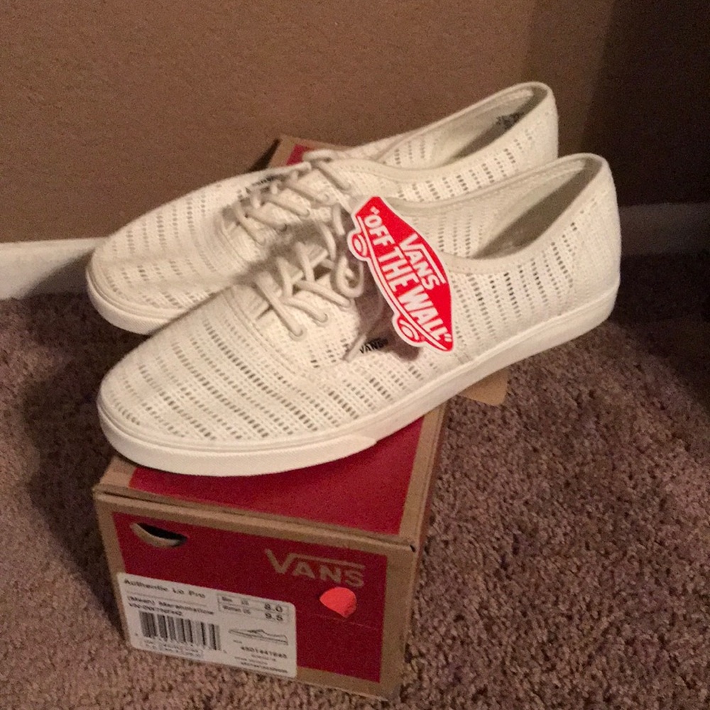 Vans Cream Sneakers